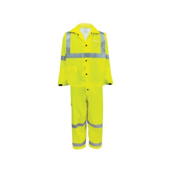 Global Glove GLO-1400 Chamarra para lluvia GLO-1400/LG - tamaño Grande - Lima - glo-1400 lg
