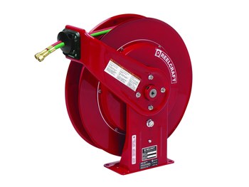 Imagen de Reelcraft Industries TW7450 OLPT Serie TW7000 50 pies Rojo Acero Carrete de manguera de grado T para soldadura con gas (Imagen principal del producto)