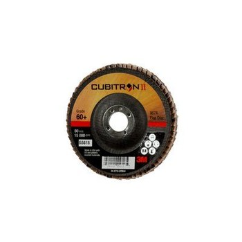 3M Cubitron II Tipo 29 - Óxido de aluminio cerámico - 4 pulg. - 60+ - Mediano - 55618