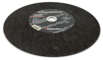 Weiler Wolverine Rueda de corte 56240 - Tipo 1 - Rueda recta - 14 pulg. - Óxido de aluminio - 46 - T