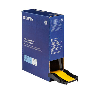 Imágen de Brady M710 Amarillo Exterior Poliéster Transferencia térmica BM7C-1800-509-YL Cinta de etiquetas magnéticas (Imagen principal del producto)