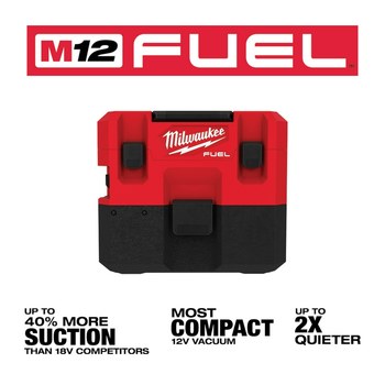 Milwaukee 12M 0960-20 Vacío húmedo / seco - 12V - 56811