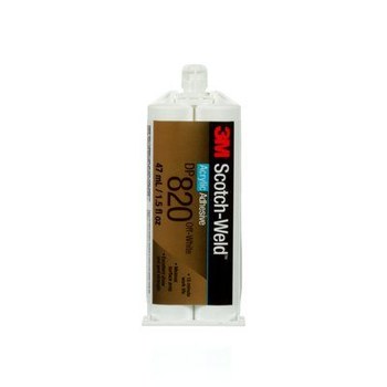 3M Scotch-Weld DP820 Blancuzco Base y acelerador (B/A) Adhesivo acrílico, 47 ml Duo-Pak | RSHughes.mx