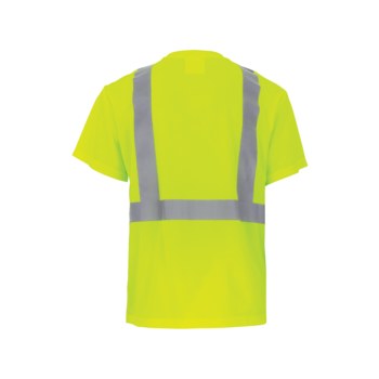 Global Glove FrogWear GLO-B007 Camisa de alta visibilidad GLO-007B-LG - Grande - poliéster Malla Birdseye - Amarillo/negro - ANSI clase 2 - glo-007b lg