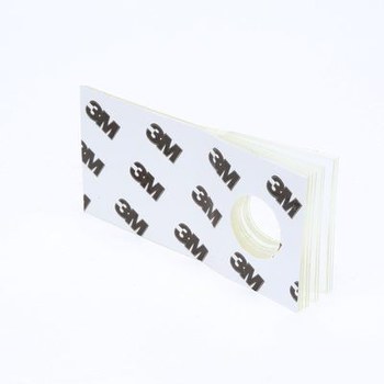 3M Scotchpad 1074 Pestaña para colgar, 1 pulg. x 2 pulg. - Transparente
