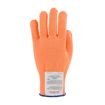 PIP Kut Gard 22-760OR Naranja Mediano Dyneema/Poliéster/Acero inoxidable Guantes resistentes a cortes - Longitud 9.5 pulg. - 616314-68546