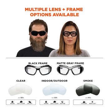 Ergodyne Skullerz LOKI Universal Lentes de seguridad lente Transparente - 720476-56083
