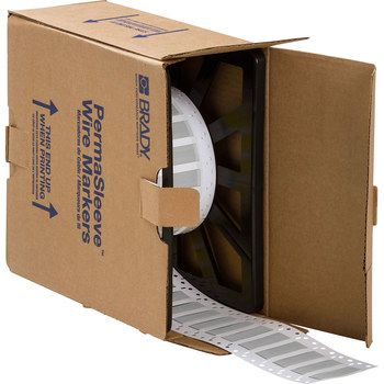 Imágen de Brady Permasleeve Transferencia térmica 2HX-250-2-GY-2 Manga para impresora de transferencia térmica troquelada (Imagen principal del producto)