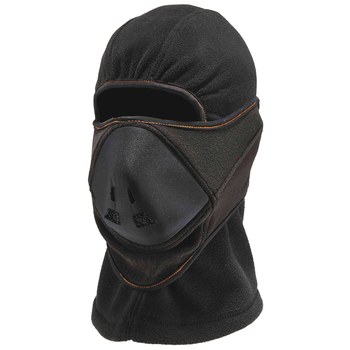 Ergodyne N-Ferno 6970 Negro Polar Capucha de pasamontañas para clima frío - Velcro - 720476-16971