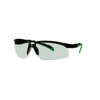 3M Solus 2000 S2017AS-BLK Policarbonato Lentes de seguridad lente Gris + IR 1.7 - Medio marco - 068060-42882