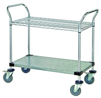 Imagen de Quantum Storage WRC-1836-2CG 1200 lb Cromado/Galvanizado Acero al carbono Carrito de servicio (Imagen principal del producto)
