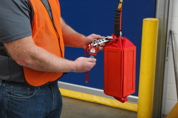 Brady Rojo Plástico/Nylon ABS Cubierta de seguridad de control colgante 150587 - Ancho 5.25 pulg. - Altura 11 pulg. - 754473-62375