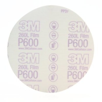 3M Stikit 01321 Discos PSA - 6 pulg. - P600 - Extrafino - Óxido de aluminio