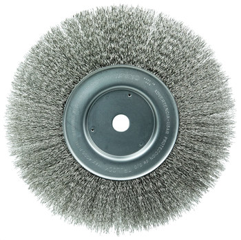 Weiler 01898 Cepillo de rueda - Rizado Acero inoxidable cerda