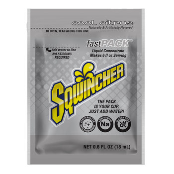 Imágen de Sqwincher Fast Pack Fast Pack 0.6 oz Cítricos frescos Concentrado líquido (Imagen principal del producto)