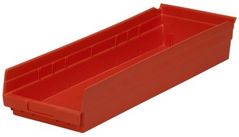 Imagen de Akro-mils 346 cu in Rojo Polímero de grado industrial Estante Contenedor de almacenamiento (Imagen principal del producto)