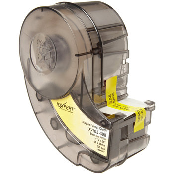 Imágen de Brady Negro sobre blanco Vinilo Transferencia térmica X-103-498 Cartucho para impresora de transferencia térmica troquelado (Imagen principal del producto)