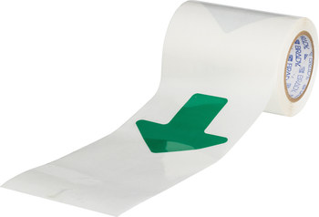 Imágen de Brady Toughstripe Verde Laminado Interior Poliéster Flecha 104527 Etiqueta de marcado de flecha (Imagen principal del producto)