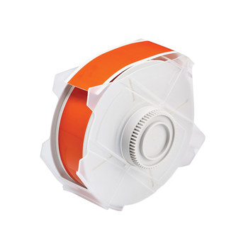 Imágen de Brady Naranja Interior/exterior Poliéster Transferencia térmica 76637 Rollo de etiquetas para impresora de transferencia térmica continua (Imagen principal del producto)