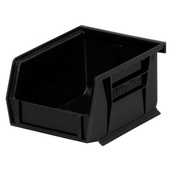 Imagen de Akro-mils Akrobin 10 lb Negro Polímero de grado industrial Colgado/Apilado Contenedor de almacenamiento (Imagen principal del producto)