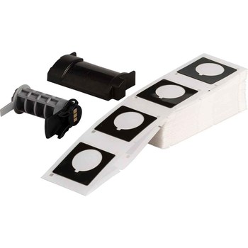 Imágen de Brady Negro Poliéster Transferencia térmica M6-169-593-BK Etiquetas para impresora con panel en relieve (Imagen principal del producto)