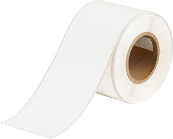 Imágen de Brady Blanco Poliéster Inyección de tinta J50C-4000-2595 Rollo de etiquetas imprimibles de inyección de tinta (Imagen principal del producto)