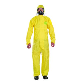 Ansell Microchem AlphaTec Overoles resistentes a productos químicos 68-2300 YY23-B-92-147-08 - tamaño 4XG - Polietileno - Amarillo - 60336