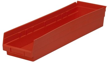 Imagen de Akro-mils 321 cu in Rojo Polímero de grado industrial Estante Contenedor de almacenamiento (Imagen principal del producto)