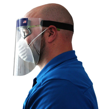Saunders Protector facial anti-niebla HUGHESSHIELD-ANTI-FOG - Poliéster