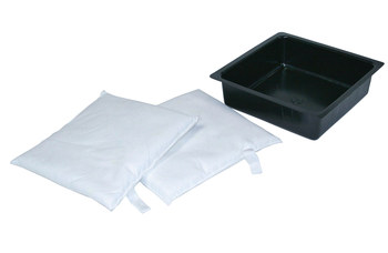 Sellars EverSoak Blanco Celulosa 8.5 gal Almohada absorbente - Celulosa Material de rellenador - Ancho 10 pulg. - Longitud 10 pulg. - SELLARS 99055