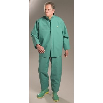 Imágen de Dunlop Chemtex 71034 Verde Pequeño Nailon/Poliéster/PVC Chaqueta resistente a productos químicos (Imagen principal del producto)