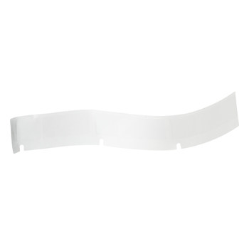 Brady M4-89-427 Etiquetas envolventes autolaminables - 0.5 pulg. x 1.5 pulg. - Vinilo - Negro sobre blanco, transparente - B-427