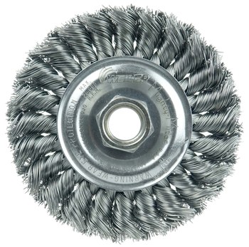 Weiler weiler 13120v Cepillo de rueda - Nudo estándar/torcido Acero cerda