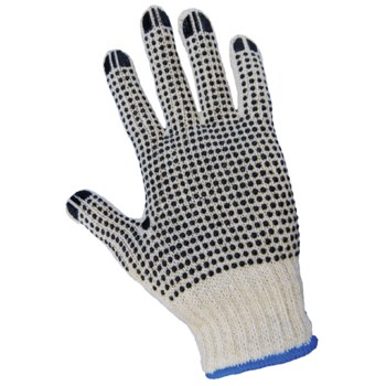Global Glove S55D Natural Algodón/Poliéster Guante de trabajo - s55d1 mens