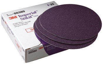 3M Imperial Stikit 00380 Discos PSA - 8 pulg. - 36 - Óxido de aluminio