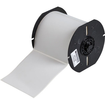Imágen de Brady MetaLabel Gris claro Poliéster metalizado Transferencia térmica B33-161-486 Rollo de etiquetas para impresora de transferencia térmica troquelado (Imagen principal del producto)