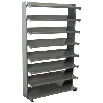 Imagen de Akro-mils APRSAST00SC Transparente Gris Revestido en polvo Acero 16 ga Un solo lado Bastidor fijo (Imagen principal del producto)