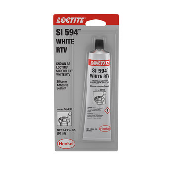 Loctite SI 594 Adhesivo/sellador Blanco Pasta 80 ml Tubo - 59430 - Conocido anteriormente como Loctite Superflex White RTV