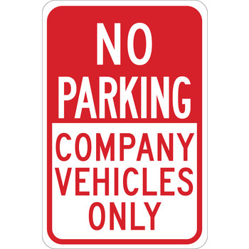 Imágen de Brady B-555 Aluminio Rectángulo Blanco Inglés Cartel de información, restricción y permiso de estacionamiento 124392 (Imagen principal del producto)