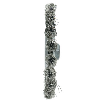 Weiler Roughneck 08796 Cepillo de rueda - Anudado - Circular trenzado Acero inoxidable cerda