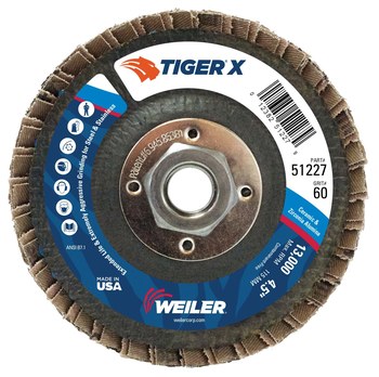 Weiler Tiger X Tipo 27 - 4 1/2 pulg. - 60 - 51227