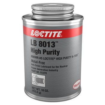 Loctite High Purity LB 8013 Lubricante antiadherente - 1 lb Lata con tapa con cepillo - Anteriormente conocido como Loctite High Purity N-7000 - 51270, IDH 234286