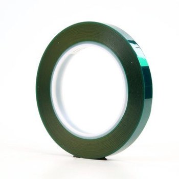 3M 8992 Verde Cinta adhesiva de poliéster - 1/2 pulg. Anchura x 72 yd Longitud - 64713