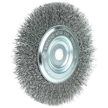 Weiler Wolverine 36200 Cepillo de rueda - Rizado Acero cerda
