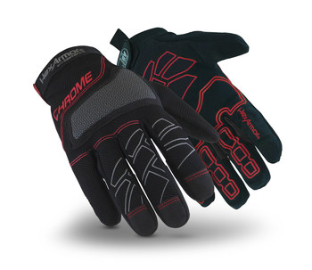 Imágen de HexArmor Chrome Series 4022 Negro/rojo/gris 9 SuperFabric/Cuero sintético Sintético SuperFabric/Cuero sintético Corte y Cosido Guantes de mecánico (Imagen principal del producto)