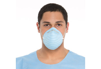 Imágen de Kimberly-Clark Azul Mediano Cono Máscara quirúrgica (Imagen principal del producto)