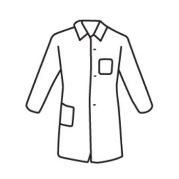 Imágen de West Chester 3620 Blanco Grande Posiwear Ba Bata de laboratorio reutilizable para trabajo y uso general (Imagen principal del producto)