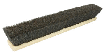 Weiler 420 Cabezal de escoba a presión - 18 pulg. - Crin - Negro - 42001