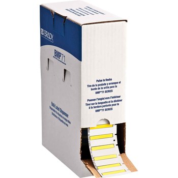 Imágen de Brady PermaSleeve Amarillo Transferencia térmica BM-125-175-342-YL Etiquetas termorretráctiles para cables y alambres (Imagen principal del producto)