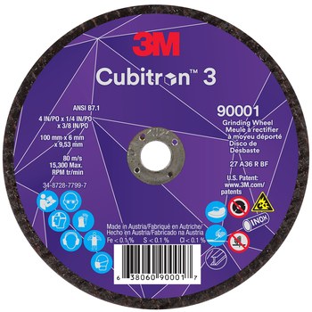 Imágen de 3M Cubitron 3 Disco esmerilador 90001 (Imagen principal del producto)